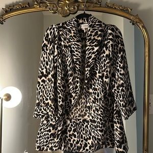 Leopard Calvin Klein Blazer Medium Size